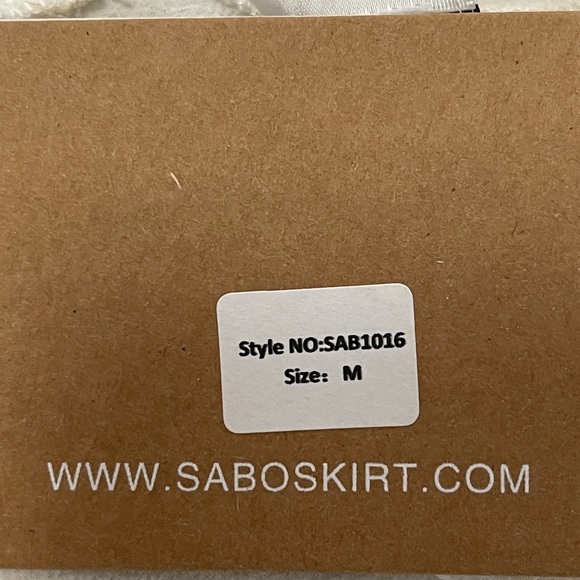 Sabo Skirt Plunge Cut Out Romper Playsuit Ivory Size M - Picture 11 of 11